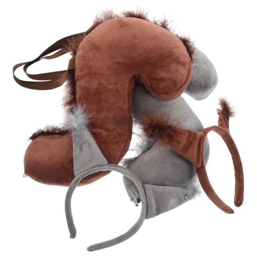 Alipis 2 Sets Eichhörnchen-Stirnband und -Set, Eichhörnchen-Kostümzubehör für – Cartoon-Haarband mit flauschigen Tierohren und Zubehör für Halloween-Partys, Ostern, Cosplay-Requisiten Alipis 2 Sets Eichhörnchen-Stirnband und -Set, Eichhörnchen-Kostümzubehör für – Cartoon-Haarband mit flauschigen Tierohren und Zubehör für Halloween-Partys, Ostern, Cosplay-Requisiten von Alipis
