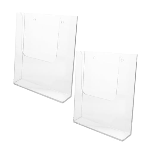 Alipis 2 Stück Ausstellungsstand Poster-Organizer Aktenhalter an der Wand montiert Zeitschriftenaufbewahrung Mail-Organizer-Arbeitsplatte Zeitungsständer Acryl Transparent Alipis 2 Stück Ausstellungsstand Poster-Organizer Aktenhalter an der Wand montiert Zeitschriftenaufbewahrung Mail-Organizer-Arbeitsplatte Zeitungsständer Acryl Transparent von Alipis