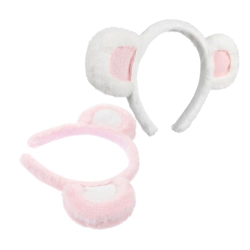 Alipis 2 Stück Bärenohren Haarreif Plüsch Tierohren Kopfbedeckung für Kostümpartys und Gesichtswäsche Niedliche Mode Haaraccessoires für Erwachsene Verstellbarer und Bequemer Tragekomfort Alipis 2 Stück Bärenohren Haarreif Plüsch Tierohren Kopfbedeckung für Kostümpartys und Gesichtswäsche Niedliche Mode Haaraccessoires für Erwachsene Verstellbarer und Bequemer Tragekomfort von Alipis