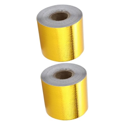 Alipis 2 Stück Hitzebeständiges Aluminiumfolie Klebeband Selbstklebendes Dichtband für Rohrleitungen Abzugshauben Autoreparaturen Starke Haftung Langlebig Praktisch Alipis 2 Stück Hitzebeständiges Aluminiumfolie Klebeband Selbstklebendes Dichtband für Rohrleitungen Abzugshauben Autoreparaturen Starke Haftung Langlebig Praktisch von Alipis