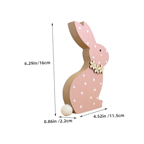 Alipis 2 Stück Holz Osterhasen Deko Cartoon Stil Niedliche Hasen Figuren für Fenster Tisch Regal Innenbereich Osterfest Dekoration Alipis 2 Stück Holz Osterhasen Deko Cartoon Stil Niedliche Hasen Figuren für Fenster Tisch Regal Innenbereich Osterfest Dekoration von Alipis