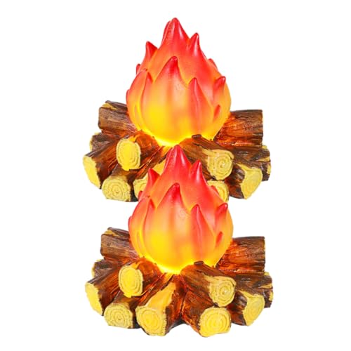 Alipis 2 Stück LED Flammenlampe Künstliches Feuer Wetterfeste Campingleuchte mit Realistischem Flammeneffekt für Weihnachts Halloween-dekorationen Outdoor Festival und Party ohne Batterie Alipis 2 Stück LED Flammenlampe Künstliches Feuer Wetterfeste Campingleuchte mit Realistischem Flammeneffekt für Weihnachts Halloween-dekorationen Outdoor Festival und Party ohne Batterie von Alipis