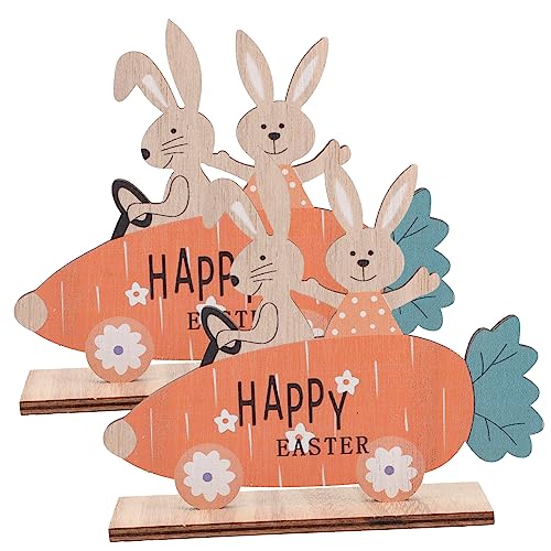 Alipis 2 Stück Osterdekoration Holz Hase Kreative Tischdeko für Ostern Lebendige Tischschilder für Frühlingsfeiern Dekorative Holzornamente für Zuhause und Garten Alipis 2 Stück Osterdekoration Holz Hase Kreative Tischdeko für Ostern Lebendige Tischschilder für Frühlingsfeiern Dekorative Holzornamente für Zuhause und Garten von Alipis