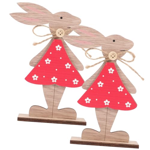 Alipis 2 Stück Osterhasen Holz Frühlingshafte Tischdeko für Ostern Stabiler Aufsteller aus Holz für Kinderzimmer für Freunde Alipis 2 Stück Osterhasen Holz Frühlingshafte Tischdeko für Ostern Stabiler Aufsteller aus Holz für Kinderzimmer für Freunde von Alipis