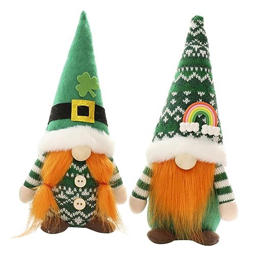 Alipis 2 Stück Patrick's Day GNOME Puppe Gestaltete Figur für Niedlicher für Festliche Tischdekoration für Wohnzimmer und Feiertagsfeiern Alipis 2 Stück Patrick's Day GNOME Puppe Gestaltete Figur für Niedlicher für Festliche Tischdekoration für Wohnzimmer und Feiertagsfeiern von Alipis
