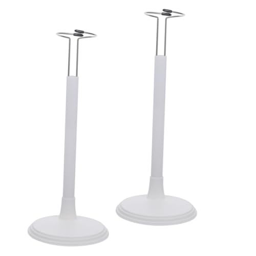 Alipis 2 Stück Puppenständer Weiß Stabiler Haushalts Doll Support Halter für Plüschfiguren und Action Figuren Wiederverwendbar zur Display Aufbewahrung Figuren von Alipis