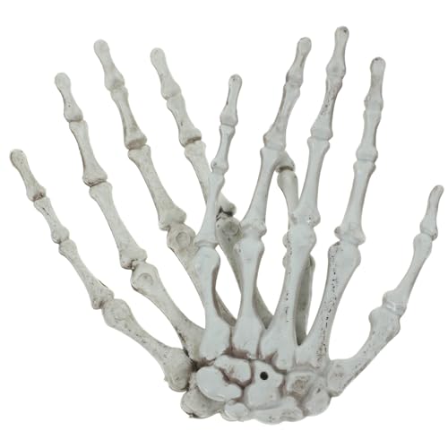 Alipis 2 Stück Teiliges Halloween Deko Realistischer Skelett Hand aus Gruselige Hand Requisite für Halloween Party Zombie Cosplay und Outdoor Garten Dekoration Alipis 2 Stück Teiliges Halloween Deko Realistischer Skelett Hand aus Gruselige Hand Requisite für Halloween Party Zombie Cosplay und Outdoor Garten Dekoration von Alipis