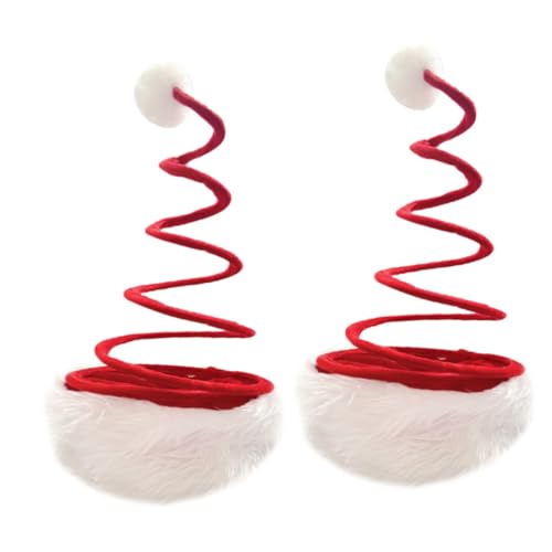 Alipis 2 Stück Teiliges Weihnachtsmütze Santa Hüte Lustige Weihnachtskopfbedeckung für Weihnachtsfeier Karneval Cosplay Party Deko für Damen und Herren Alipis 2 Stück Teiliges Weihnachtsmütze Santa Hüte Lustige Weihnachtskopfbedeckung für Weihnachtsfeier Karneval Cosplay Party Deko für Damen und Herren von Alipis