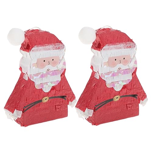 Alipis 2 Stück Traditionelle Santa Claus Pinata aus Leichte Weihnachtsdeko und Partyspiel für Festliche Feierlichkeiten Süßigkeitenbefüllung Familien und Freundespiele Alipis 2 Stück Traditionelle Santa Claus Pinata aus Leichte Weihnachtsdeko und Partyspiel für Festliche Feierlichkeiten Süßigkeitenbefüllung Familien und Freundespiele von Alipis