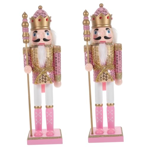Alipis 2 Stück Traditioneller Soldat Weihnachtsdekoration Tischornament Rosa für Weihnachtsbaum Deko und Festliche Fensterdeko Stabile Holzfigur mit Funkelndem Partykrone Design Alipis 2 Stück Traditioneller Soldat Weihnachtsdekoration Tischornament Rosa für Weihnachtsbaum Deko und Festliche Fensterdeko Stabile Holzfigur mit Funkelndem Partykrone Design von Alipis