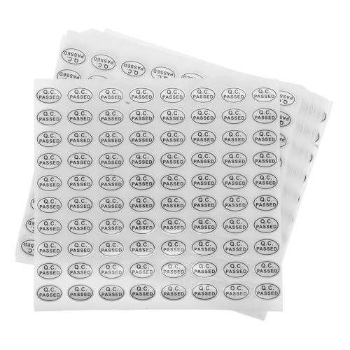 Alipis 20 Blatt Manipulationssichere Aufkleber Etiketten Aufkleber Inspektion qc hat Labels übergeben qc übergebene Tags selbstklebendes Etikettenpapier Inspektionstags -Etikett PVC Alipis 20 Blatt Manipulationssichere Aufkleber Etiketten Aufkleber Inspektion qc hat Labels übergeben qc übergebene Tags selbstklebendes Etikettenpapier Inspektionstags -Etikett PVC von Alipis