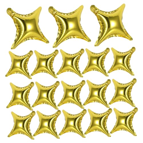 Alipis 20 Stück Aluminiumfolie Luftballons Kleine Vierkantige Sternform Goldfarbene Party Dekoration Langlebige Hochzeit Ballons für Festliche Anlässe und Fotohintergründe Alipis 20 Stück Aluminiumfolie Luftballons Kleine Vierkantige Sternform Goldfarbene Party Dekoration Langlebige Hochzeit Ballons für Festliche Anlässe und Fotohintergründe von Alipis