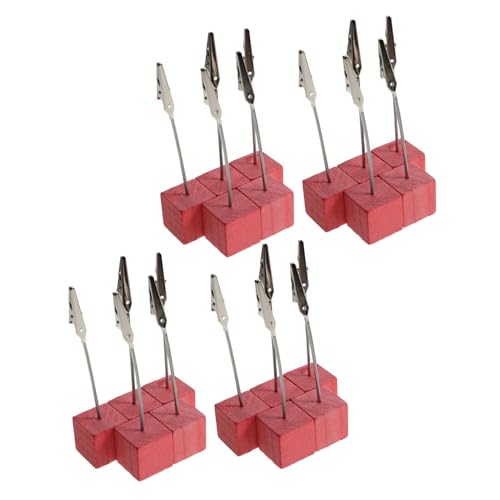 Alipis 20 Stück Holz Namensschildhalter mit Metallclip Vielseitiger Memo Kartenhalter für Hochzeiten Partys und Büro Stabiler Tischkartenhalter in Vintage-rosa für Alipis 20 Stück Holz Namensschildhalter mit Metallclip Vielseitiger Memo Kartenhalter für Hochzeiten Partys und Büro Stabiler Tischkartenhalter in Vintage-rosa für von Alipis