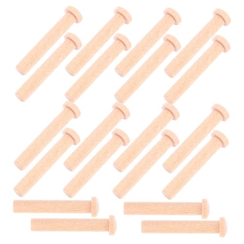 Alipis 20 Stück Mini Holz Nägel T förmiger Rundkopf aus Massivholz Kleine Holznägel für Filigrane Bastelarbeiten Holzhandwerk Modellbau für Detailreiche Projekte Alipis 20 Stück Mini Holz Nägel T förmiger Rundkopf aus Massivholz Kleine Holznägel für Filigrane Bastelarbeiten Holzhandwerk Modellbau für Detailreiche Projekte von Alipis