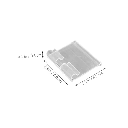 Alipis 20 Stück PVC Shelf Label Holder Preisschildhalter Transparent Langlebig für Supermarktregale Einfache Befestigung Klare Sicht Preisschilder und Produktinformationen Alipis 20 Stück PVC Shelf Label Holder Preisschildhalter Transparent Langlebig für Supermarktregale Einfache Befestigung Klare Sicht Preisschilder und Produktinformationen von Alipis