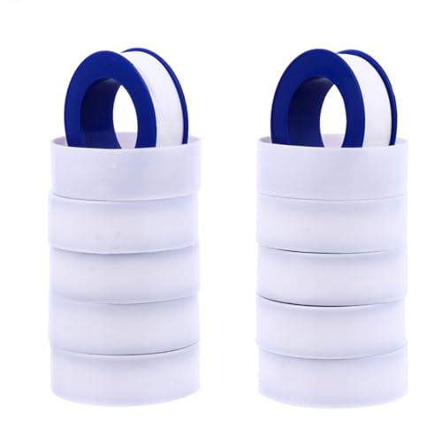 Alipis 20 Stück Ptfe Dichtband Wasserdichtes Klebeband für Sanitärinstallationen Stark Abdichtend für Wasserhähne Schläuche Rohrverbindungen Alipis 20 Stück Ptfe Dichtband Wasserdichtes Klebeband für Sanitärinstallationen Stark Abdichtend für Wasserhähne Schläuche Rohrverbindungen von Alipis