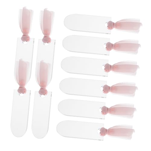 Alipis 20 Stück Sitzetiketten aus Acryl Reservierte Tischschilder für die Hochzeit Reservierte Schilder für die Hochzeit Namensschilder für den Esstisch Namenskarten aus Acryl Transparent von Alipis