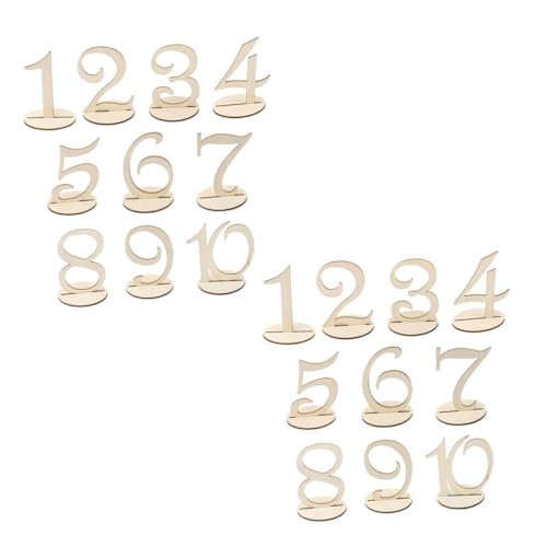 Alipis 20 Stück Teiliges Tischnummern Set mit Sockel Dekorative Zahlenkarten für Hochzeit Party Tischdekoration Wiederverwendbar Stabile Tischkartenhalter für Festliche Anlässe Alipis 20 Stück Teiliges Tischnummern Set mit Sockel Dekorative Zahlenkarten für Hochzeit Party Tischdekoration Wiederverwendbar Stabile Tischkartenhalter für Festliche Anlässe von Alipis