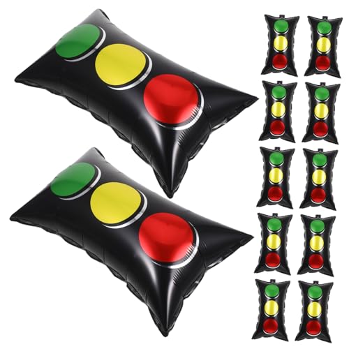 Alipis 20 Stück Teiliges Verkehrssignal-folienballons Kreative Ampel-motive Einfache Helium Luftbefüllung für Auto-geburtstagspartys Verkehrssicherheits Rennwagen-dekorationen Alipis 20 Stück Teiliges Verkehrssignal-folienballons Kreative Ampel-motive Einfache Helium Luftbefüllung für Auto-geburtstagspartys Verkehrssicherheits Rennwagen-dekorationen von Alipis