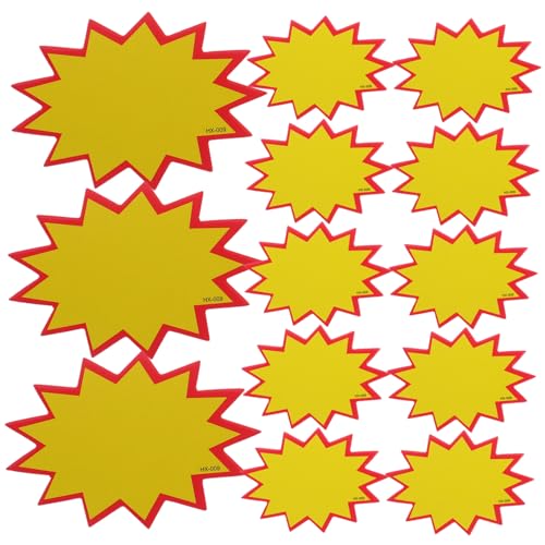Alipis 200 Stück Preisschild Form Schüttgut Shop-Tags Ersatzetiketten Garage Lagern Sie das Etikett Verkaufsschilder für Einzelhandelsgeschäfte Label-Zeichen Papier Yellow Alipis 200 Stück Preisschild Form Schüttgut Shop-Tags Ersatzetiketten Garage Lagern Sie das Etikett Verkaufsschilder für Einzelhandelsgeschäfte Label-Zeichen Papier Yellow von Alipis