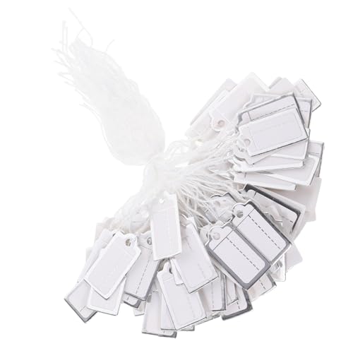 Alipis 200 Stück Schmuck Preisschilder aus Papier mit Faden Kleine Anhänger zum Beschriften Leichte Etiketten für Schmuck Kleidung Kunsthandwerk und Geschenkdekoration Alipis 200 Stück Schmuck Preisschilder aus Papier mit Faden Kleine Anhänger zum Beschriften Leichte Etiketten für Schmuck Kleidung Kunsthandwerk und Geschenkdekoration von Alipis