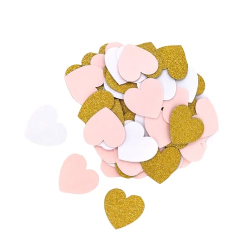 Alipis 200Stücke Herz Papier Konfetti Rosa Weiß Mini Dekoration Für Hochzeit Und Feste Und Sicher Für Jede Feier Alipis 200Stücke Herz Papier Konfetti Rosa Weiß Mini Dekoration Für Hochzeit Und Feste Und Sicher Für Jede Feier von Alipis