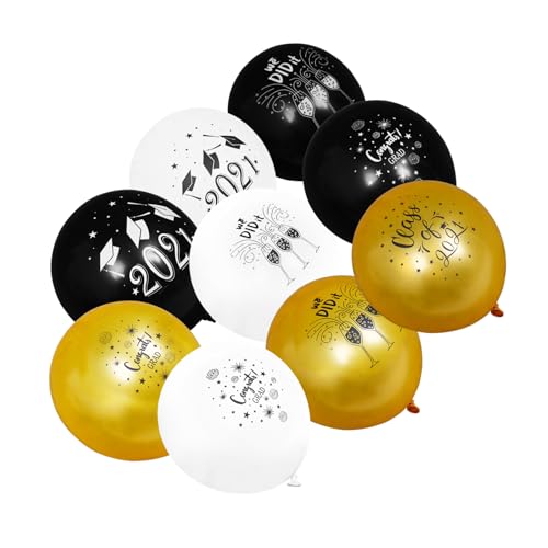 Alipis Latexballons 24er-set 12 Abschluss-themen Leuchtende Farben Für Partys Dekorationen Fotos von Alipis