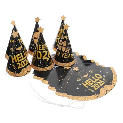 Alipis 24 Stück Teiliges Neujahrs Partyhüte aus Leichtem Papier für Damen und Herren Bunte Geburtstags Silvesterfeier Hüte Foto Requisiten und Festdekorationen für Große Gruppen von Alipis