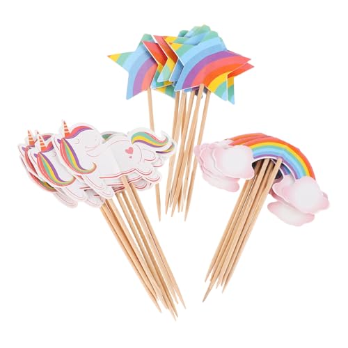 Alipis Geburtstagsdekoration Für Mädchen 24 Stück Kuchendekor Cartoon-cupcake-topper Geburtstagskuchen Toers Partygeschenk von Alipis
