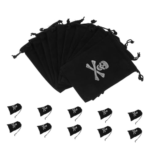 Alipis 24st Piraten-aufbewahrungstasche Halloween Kordelzug Goodie Bags Taschen Für Halloween-leckerbissen Piraten-thementaschen Halloween-partytüten Piratentaschen Black Polyester Alipis 24st Piraten-aufbewahrungstasche Halloween Kordelzug Goodie Bags Taschen Für Halloween-leckerbissen Piraten-thementaschen Halloween-partytüten Piratentaschen Black Polyester von Alipis