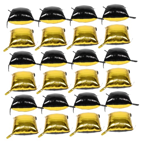 Alipis 25 Stück Doppelseitige Schwarze und Goldene Ballonwand für Hochzeiten Geburtstagsfeiern Babypartys und Jubiläen Kreative Dekoration von Alipis
