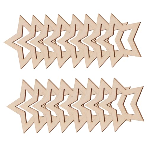 Alipis 25 Stück Teiliges Kleine Holzsterne zum Basteln Natürliche Handpolierte Holzscheiben Vielseitig zum Bemalen Weihnachten Party DIY Dekoration Rustikale Sternanhänger für Kreative Alipis 25 Stück Teiliges Kleine Holzsterne zum Basteln Natürliche Handpolierte Holzscheiben Vielseitig zum Bemalen Weihnachten Party DIY Dekoration Rustikale Sternanhänger für Kreative von Alipis
