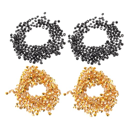 Alipis 2Er-Pack Diamanten Gold Schwarz Spitzrückige Glitzersteine für Hochzeitsdeko Tischstreu Deko Vase Füller Party Konfetti Makeup Box Schmucksteine Packung Alipis 2Er-Pack Diamanten Gold Schwarz Spitzrückige Glitzersteine für Hochzeitsdeko Tischstreu Deko Vase Füller Party Konfetti Makeup Box Schmucksteine Packung von Alipis