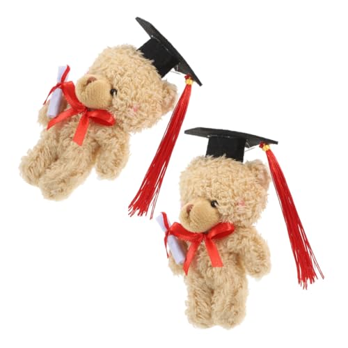 Alipis 2St Dr. Bärenpuppe Hasenohren-Dekoration Straußtiere Zubehör Tiere Nasenanzug Geschenktiere Abschlussgeschenk Bär Plüsch-Abschlussbär Plüsch-Grad-Bär PP Baumwolle Light Brown Alipis 2St Dr. Bärenpuppe Hasenohren-Dekoration Straußtiere Zubehör Tiere Nasenanzug Geschenktiere Abschlussgeschenk Bär Plüsch-Abschlussbär Plüsch-Grad-Bär PP Baumwolle Light Brown von Alipis