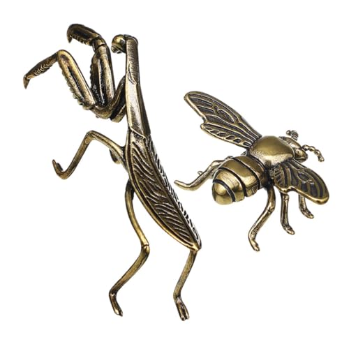 Alipis 2St Teezeremonie Dekoration sammlerstücke Teehaustier dekoratives Sammlerstück Bienenkupfer Gartenverzierung exquisites Bienendekor Retro-Desktop-Dekoration Bienenverzierung Alipis 2St Teezeremonie Dekoration sammlerstücke Teehaustier dekoratives Sammlerstück Bienenkupfer Gartenverzierung exquisites Bienendekor Retro-Desktop-Dekoration Bienenverzierung von Alipis