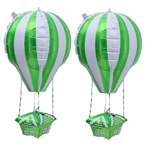 Alipis 2Stücke Heißluftballon Aluminiumfolienballons Ballondekoration Für Kindergeburtstage Und Feste Foto Requisiten Und Feierlichkeiten von Alipis