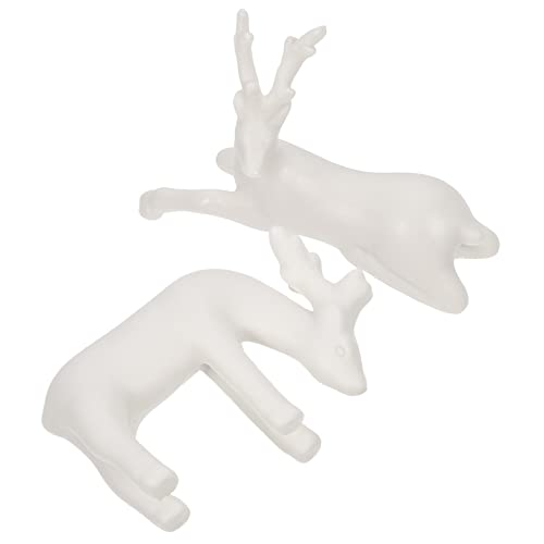Alipis 2stücke Dekorationsfigur Aus Weißem Porzellan REH-Figuren Lebensecht Für Teetische Basteldisplays Fensterdekoration Oder Spielzeug Alipis 2stücke Dekorationsfigur Aus Weißem Porzellan REH-Figuren Lebensecht Für Teetische Basteldisplays Fensterdekoration Oder Spielzeug von Alipis