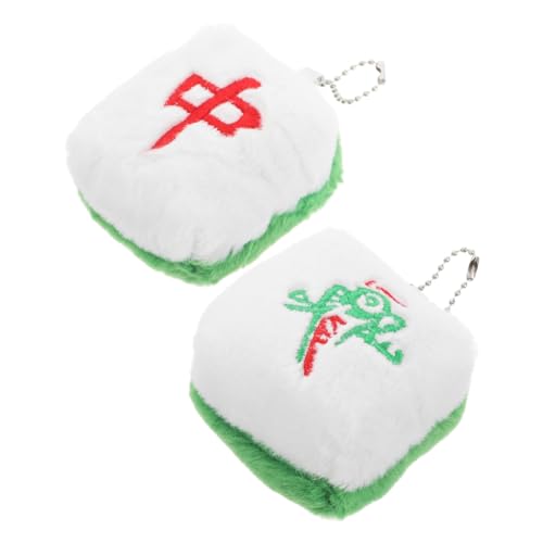 Alipis 2pcs Plüsch Mahjong Schlüsselbund Kinder Und Teenager Schlüsselbeutel Zaubern Süße Schlüsselanhänger Lustige Schlüsselrückverzierung Rucksäcke Alipis 2pcs Plüsch Mahjong Schlüsselbund Kinder Und Teenager Schlüsselbeutel Zaubern Süße Schlüsselanhänger Lustige Schlüsselrückverzierung Rucksäcke von Alipis
