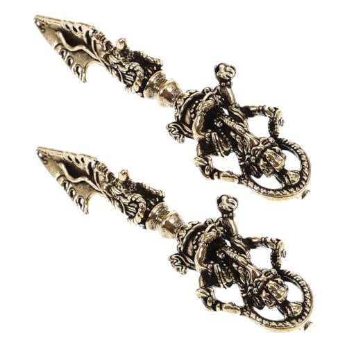 Alipis 2st Dämonenstößel-Ornament Kleines Vajra- Vajra Stößel Halskettenanhänger Dekorativ Schmückt Vajra-stößel-anhänger Religiöses Messinghandwerk DIY-Handwerk Eisen Coffee Alipis 2st Dämonenstößel-Ornament Kleines Vajra- Vajra Stößel Halskettenanhänger Dekorativ Schmückt Vajra-stößel-anhänger Religiöses Messinghandwerk DIY-Handwerk Eisen Coffee von Alipis