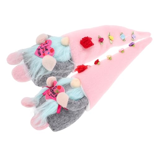 Alipis 2st Gesichtslose Puppe Frauen Plüschpuppen Puppenkuchen Reize Autotür-Reflektor Desktop- Handliche Dekoration Möbeldekoration Gnom Fensterfolie Kleidung Schauspiel Stoff von Alipis
