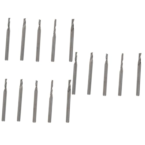 Alipis 3 Sätze Cnc Fräser Teilig Wolframstahl Einseitige Schneide für PVC und Weichmetalle Hochpräzise und Langlebige Fräswerkzeuge für Cnc Router und Gravurarbeiten von Alipis