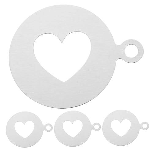 Alipis 3 Sätze Teiliges Set Kaffee Schablonen Für Latte Art Und Dekoration Von Cappuccino Kuchen Cupcakes Wiederverwendbare Diy Vorlagen Für Kakaopulver Und Kreative Designs 4 Stück * 3 Alipis 3 Sätze Teiliges Set Kaffee Schablonen Für Latte Art Und Dekoration Von Cappuccino Kuchen Cupcakes Wiederverwendbare Diy Vorlagen Für Kakaopulver Und Kreative Designs 4 Stück * 3 von Alipis