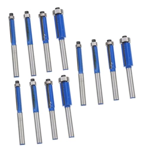 Alipis 3 Sätze Teiliges Trimmfräser Flöten Gerader Fräser Für Holz Acrylbearbeitung Doppelspitze Präzises Gravieren Für Hobbyisten 4 Stück * 3 von Alipis