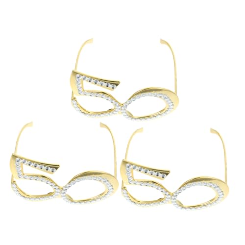 Alipis 3 Stück Geburtstagsbrille Leichte Bequeme Zahlen Sonnenbrille für Frauen Lustige Partybrillen Foto Requisiten für Jubiläumsfeier Wiederverwendbar Social Media Tauglich Alipis 3 Stück Geburtstagsbrille Leichte Bequeme Zahlen Sonnenbrille für Frauen Lustige Partybrillen Foto Requisiten für Jubiläumsfeier Wiederverwendbar Social Media Tauglich von Alipis