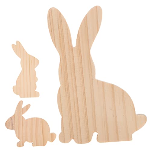 Alipis 3 Stück Holz Hasen Figuren für Niedliche Kaninchen Statuen zur Verschönerung von Wohnräumen Dekoration für Ostern und Freunde Alipis 3 Stück Holz Hasen Figuren für Niedliche Kaninchen Statuen zur Verschönerung von Wohnräumen Dekoration für Ostern und Freunde von Alipis