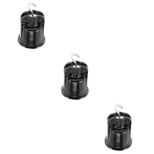 Alipis 3 Stück Lampenfassung mit Haken Tragbare Schraubfassung für LED Lampen Hitzebeständig Installieren für Flexible Beleuchtung von Alipis
