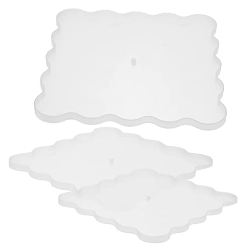 Alipis 3 Stück Silikon Gießform für Obsttablett Epoxidharz Tray Mould für DIY Handarbeiten Flexibel und Bruchfest für Kreative Bastelprojekte und von Alipis