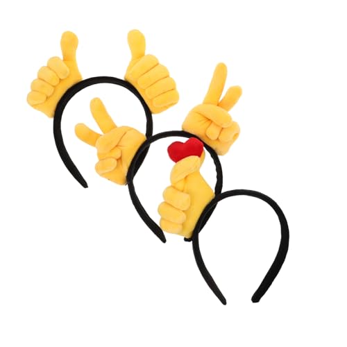 Alipis 3 Stück Teiliges Handgesten Stirnband mit Daumen Victory und Herz Design Kreatives Lustiges Haarband für Geburtstag Halloween Weihnachtsfeier und Party-accessoire Alipis 3 Stück Teiliges Handgesten Stirnband mit Daumen Victory und Herz Design Kreatives Lustiges Haarband für Geburtstag Halloween Weihnachtsfeier und Party-accessoire von Alipis