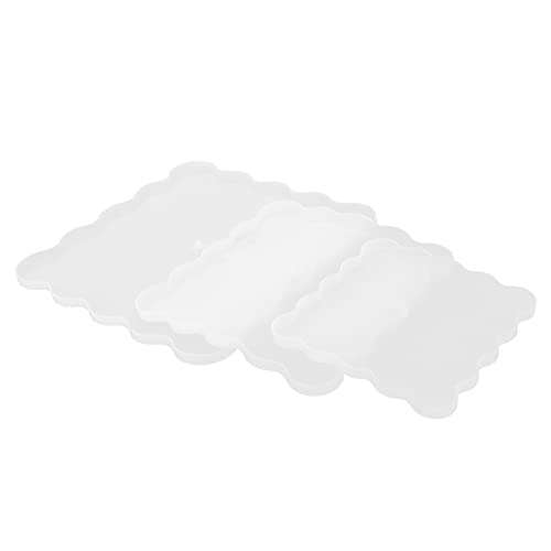 Alipis 3 Stück Teiliges Silikonform für Obstteller Epoxidharz Gießform für Diy Platten und Schalen Hochwertiges Silikon Entformen für Zuhause und Feste von Alipis