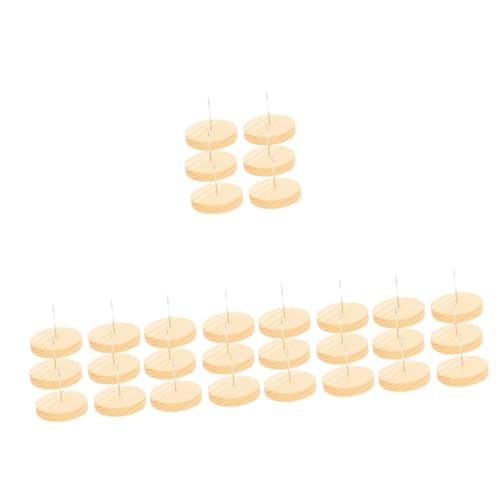 Alipis 30 Sätze Holzbasis -ornament Puppenhalter Tragbares Schaugestell Für Puppen Puppenaufbewahrungshalter Stützständer Für Puppen Puppendisplay-unterstützung Puppenständer Metall von Alipis